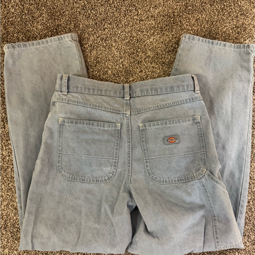NWOT Dickies Women’s Pale Blue Straight-Leg Jeans
